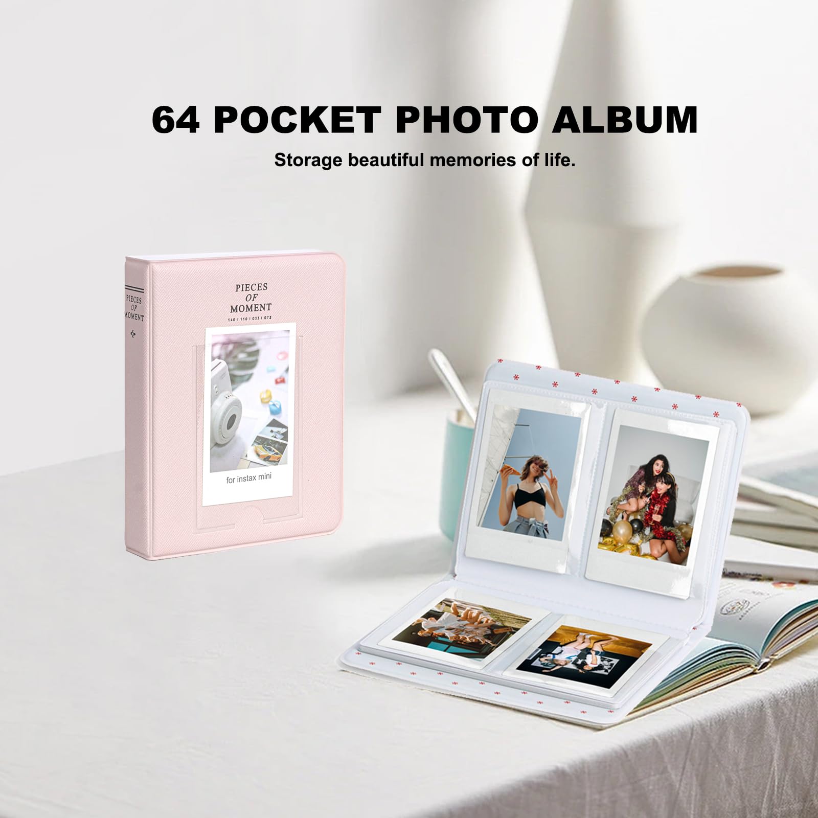 Zestaw akcesoriów 12 w 1 do aparatu Fujifilm Instax Mini 12 z etui na aparat, album fotograficzny i ramki, naklejka DIY, obiektyw do selfie, ramka do powieszenia na ścianie, kolorowy filtr