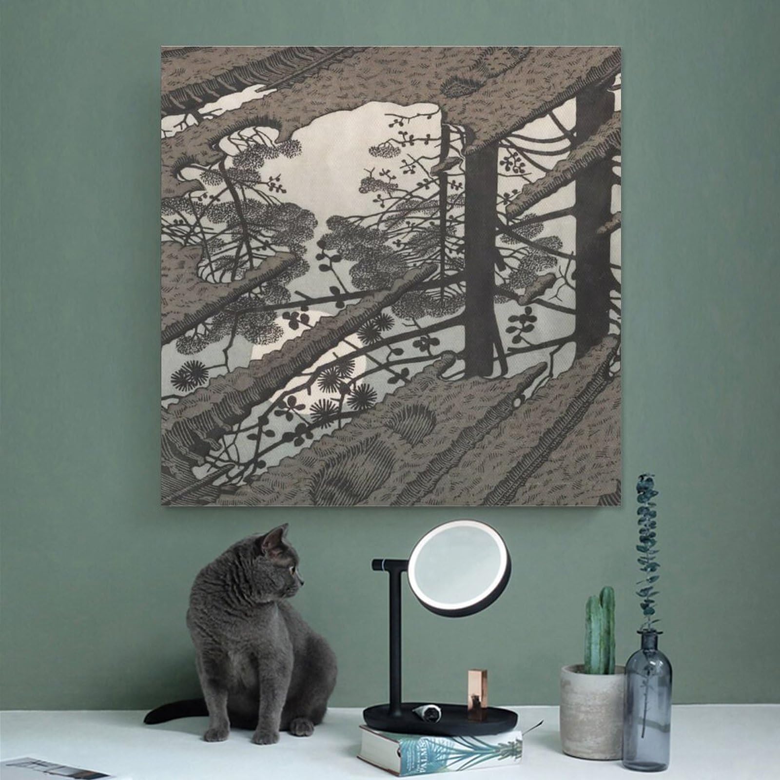 Amazon.co.jp: エッシャーM. C. Escher偉大な伝説の画家絵画芸術作品 