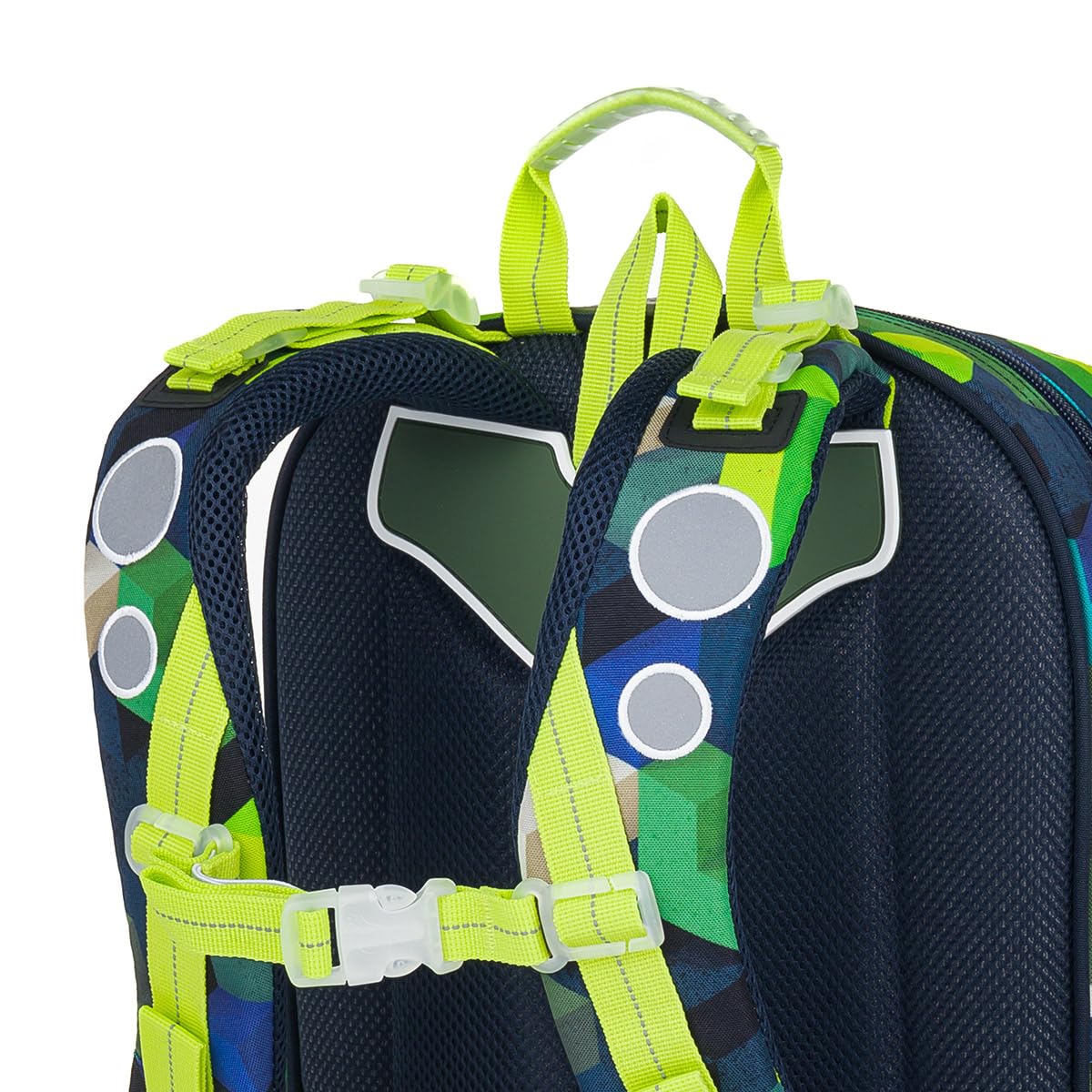TOPGAL Schulrucksack für Jungen ab 1. Klasse, ergonomisch & leicht, wasserabweisend, mit reflektierenden Elementen, 21 L Schulranzen mit Brustgurt & Rückenpolsterung (PixelArt World)