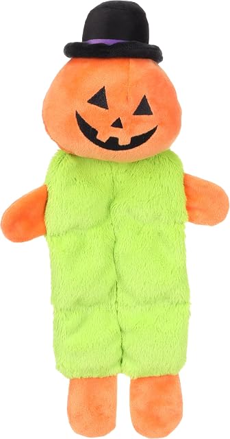 Foto 2 de 3 de Flamingo Juguetes para Perros - Halloween Emerson hombrecito Naranja - Peluche Suave