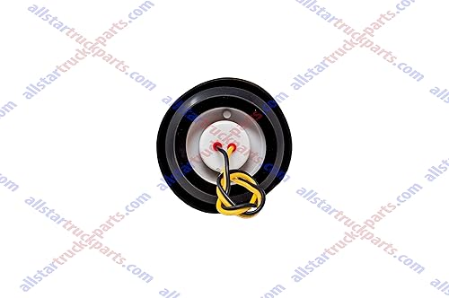 Vista 27 de 8 PC 2" Round LED Light Side Marker Clearance [7 LEDs] [Rubber Grommet] [IP 67] for Trailers - 4 Red and 4 Amber