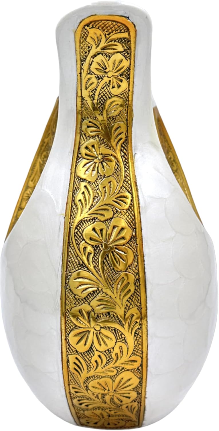 White Adult Cremation Urn with Personalization & Velvet Bag, Memorial Funeral Burial Urn for Human Ashes