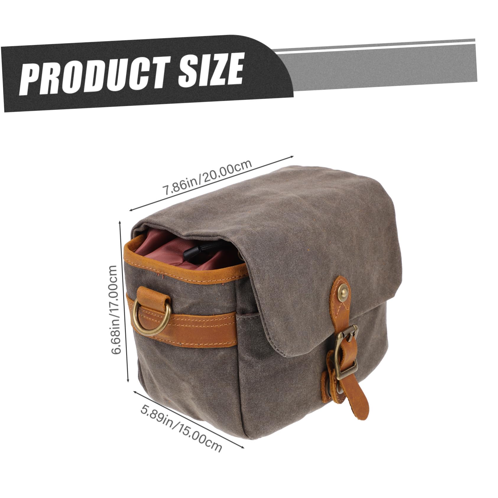 SHINEOFI Borsa per Fotocamera Portatile in Tela Verde, Leggera e Antivibrazione, Custodia Compatta per Uso Outdoor e Trasporto Dslr