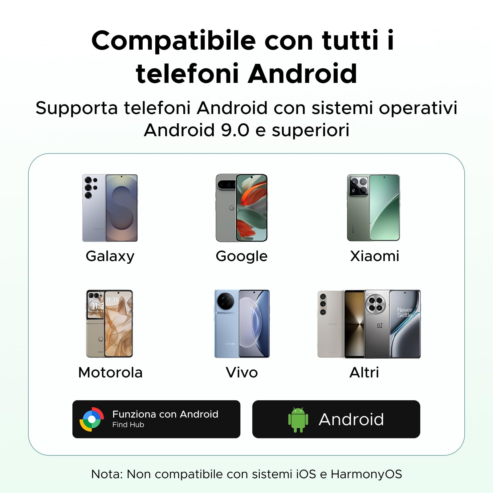 UGREEN FineTrack Slim G Smart Finder Solo Android 5 Anni Batteria Localizzatore Ultra Sottile 1.7mm Impermeabile IP68 Tracker Compatibile con Google Find Hub per Portafoglio Chiavi Bagaglio Valigia