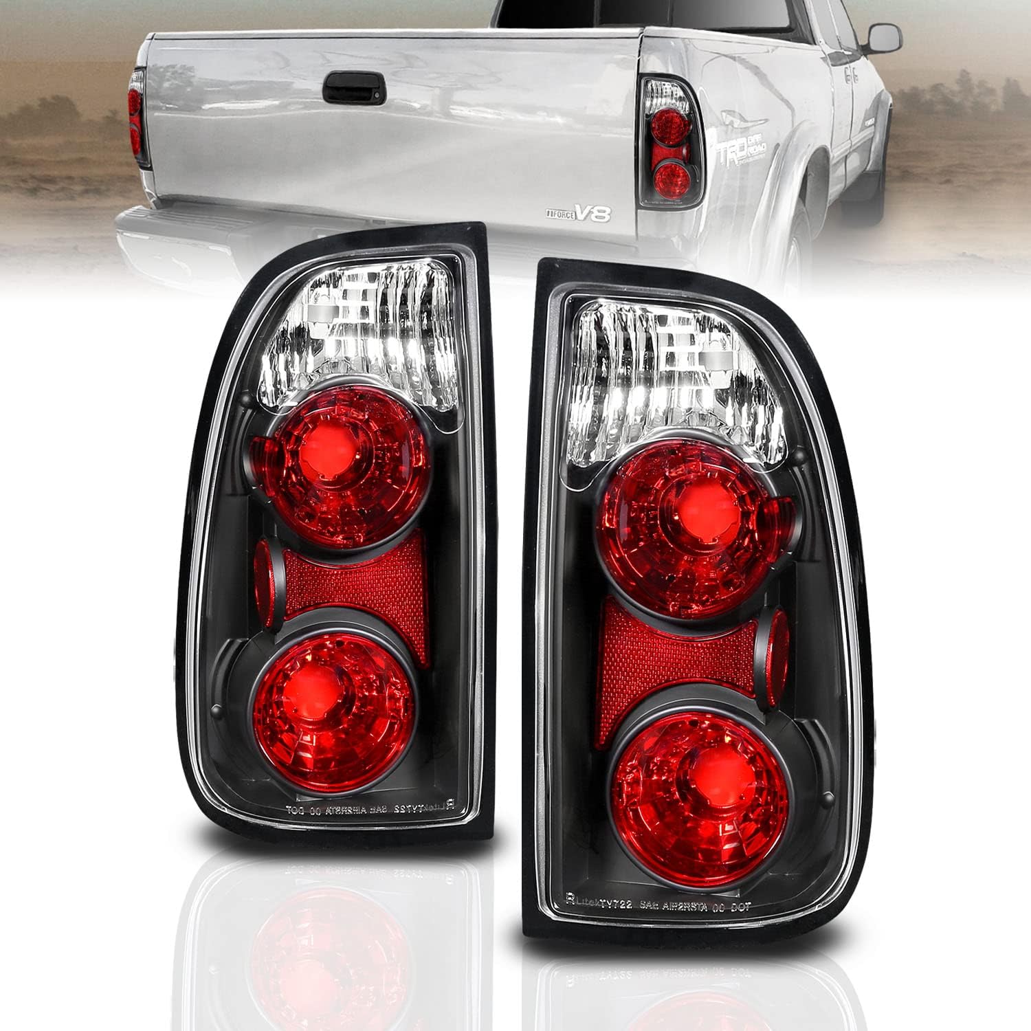 Purchase EagleEye Driver &amp; Passenger Tail Light 05-06 Toyota Tundra Regular Access Cab In