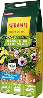 Seramis Pflanz-Granulat für Beet-, Balkon- & Kübelpflanzen, 6 l - Tongranulat zur Wasser- und Nährstoffspeicherung