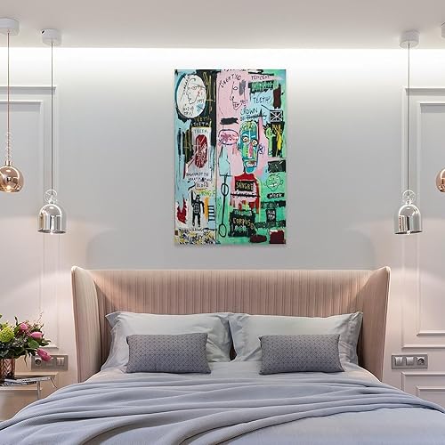 Vista 80 de Lienzo impreso para pared, póster inspirador de dinosaurio, la vida no me asusta, graffiti, pintura en lienzo, impresiones en lienzo