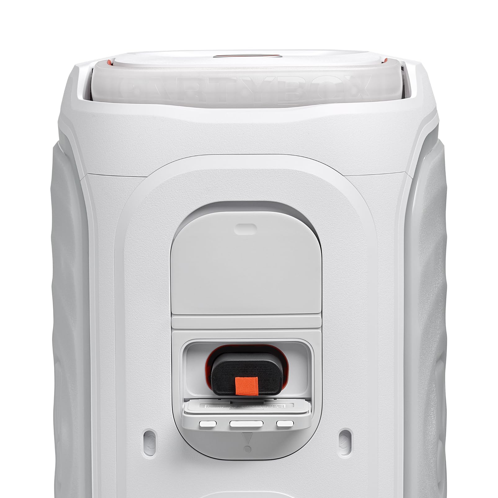 JBL PartyBox 130, Przenośny Głośnik Imprezowy, Biały | Potężnym JBL Sound, Głośnik Bluetooth z Dynamicznym Pokazem świateł, Głęboki Bas, IPX4 Odporny na Zachlapania, do 15 Godzin