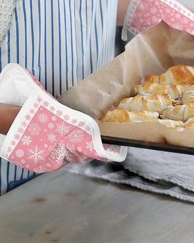 Miniatura 6 de Juego de 5 agarraderas de tela de toalla para cocina, antideslizante y aislante de calor, juego de 5 agarraderas de tela de toalla con bolsillo,