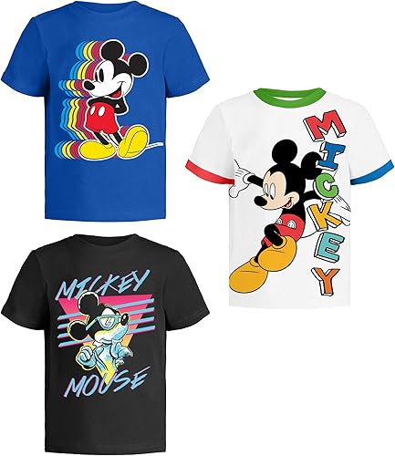 Disney Camiseta de Mickey Mouse (juegos) Donald Duck Goofy Plutón Graphic Fantasia Outfit Tee Bebé Niños Pequeños Cumpleaños a Niños Ropa
