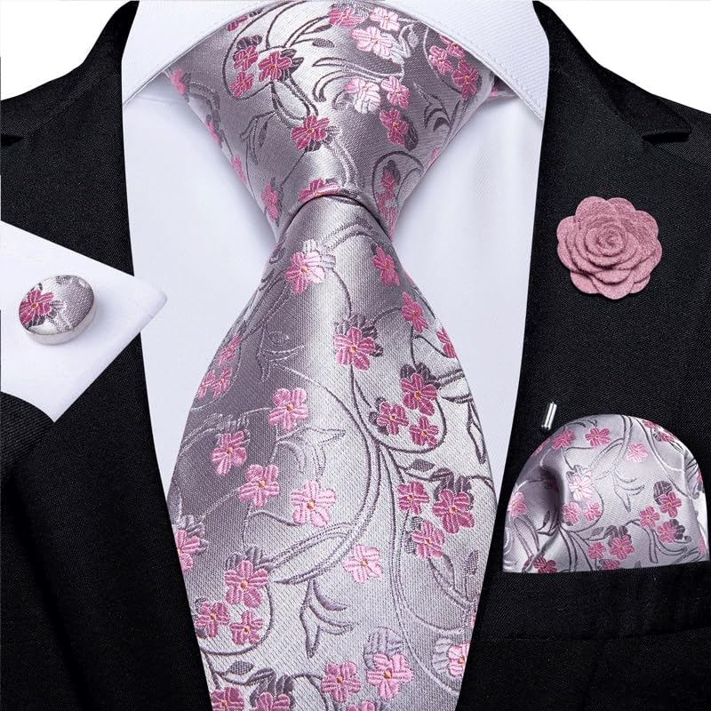 Corbata de seda para hombre JSEIAJB conjunto formal miniatura 2