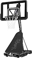 Best Choice Products 4.4-10ft Adjustable Portable Basketball Hoop, Shatterproof 44in Backboard, Ball Return, Base Gel