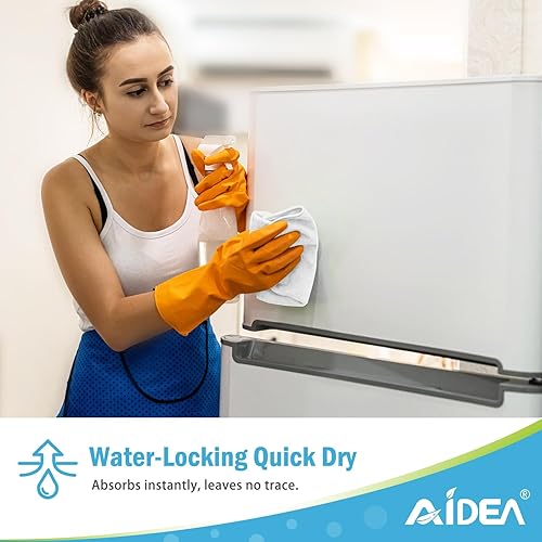 Miniatura 97 de AIDEA Paño de limpieza de microfibra, paquete de 24 toallas de microfibra suave para automóviles, trapos de limpieza absorbentes, paños de lavado