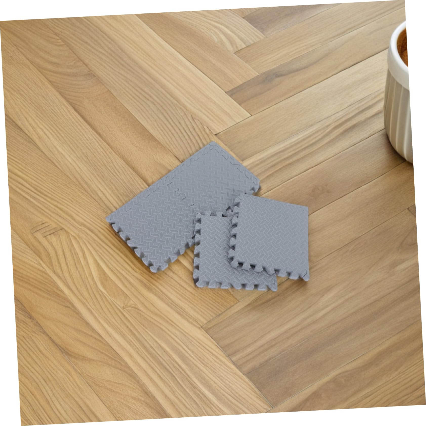 Tappetini Antishock Eva 30x30x2, 5 Cm 4 Pezzi per Casa e Palestra