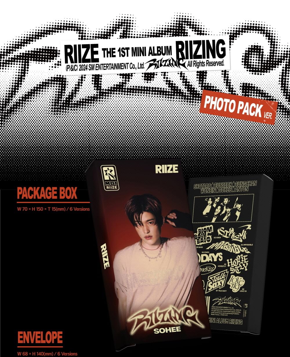 Amazon.co.jp: ライズ RIIZE - 1st Mini Album Riizing Photo Pack 