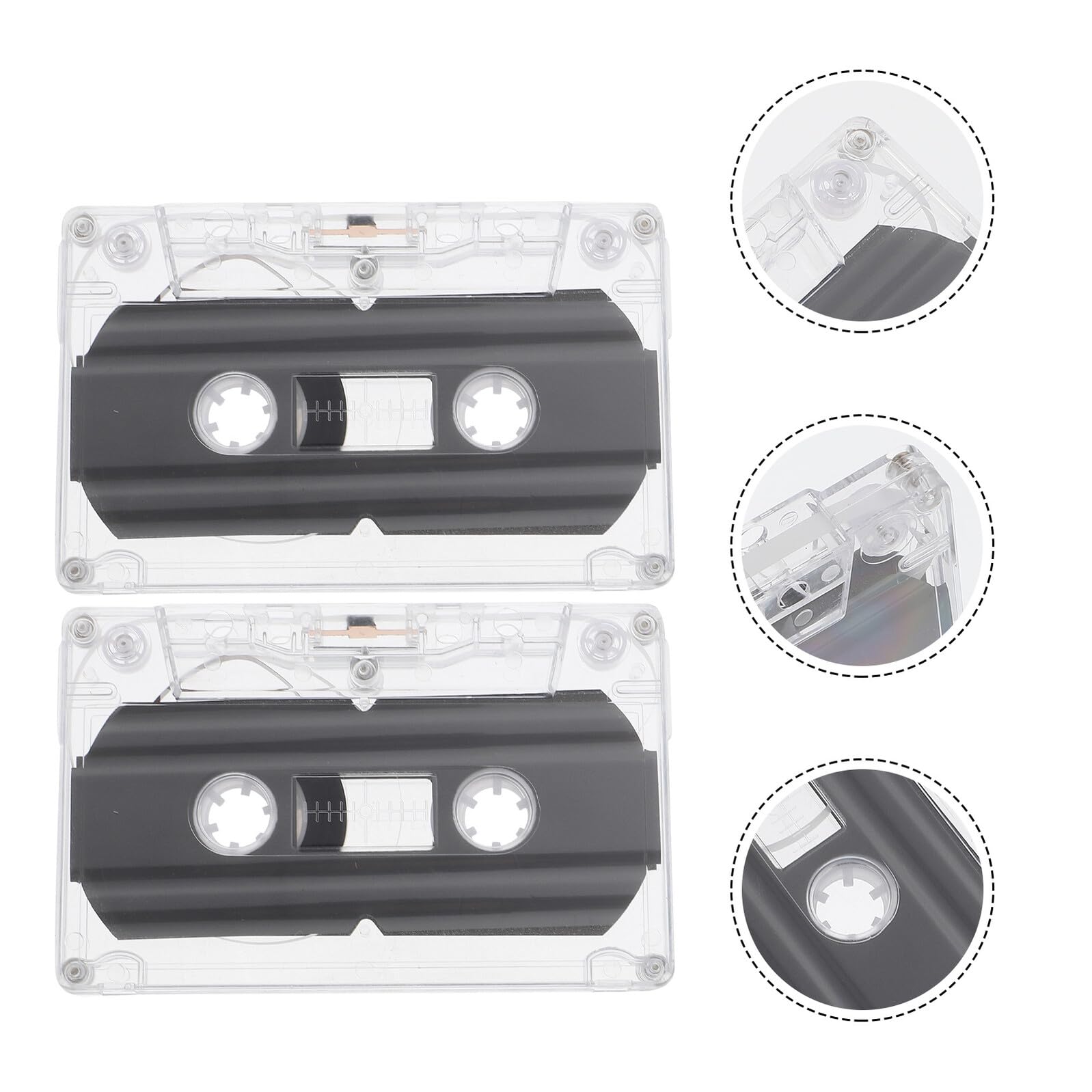 BESPORTBLE 10 Cintas de Casete Vírgenes de 30 Minutos para Grabar Audio Música y Mensajes DIY Cintas de Audio Retro Clásicas para Grabaciones Precisas y Fiestas Creativas