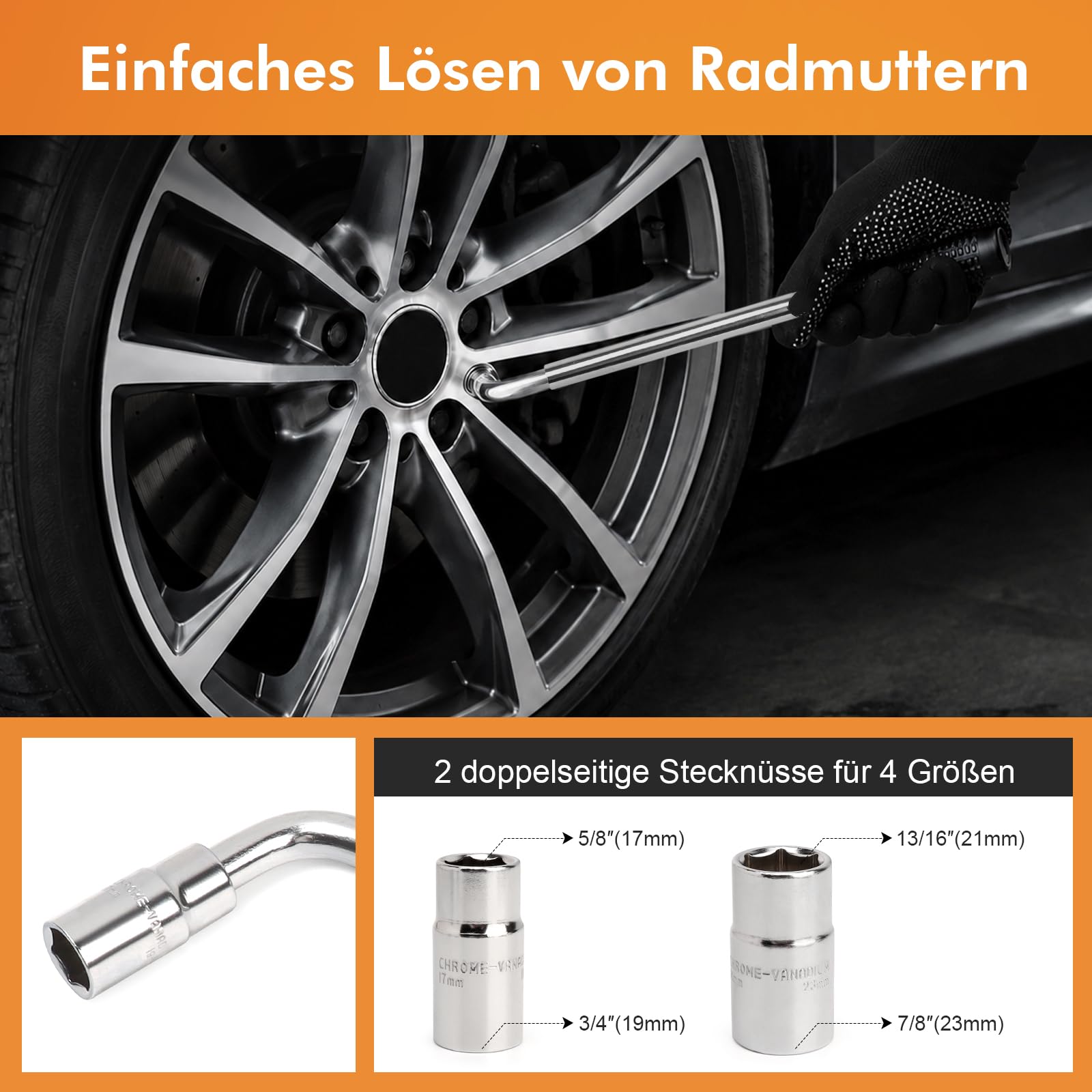 Universelle Hochleistungs-Scherenwagenheber für Auto 2,5T/2500kg