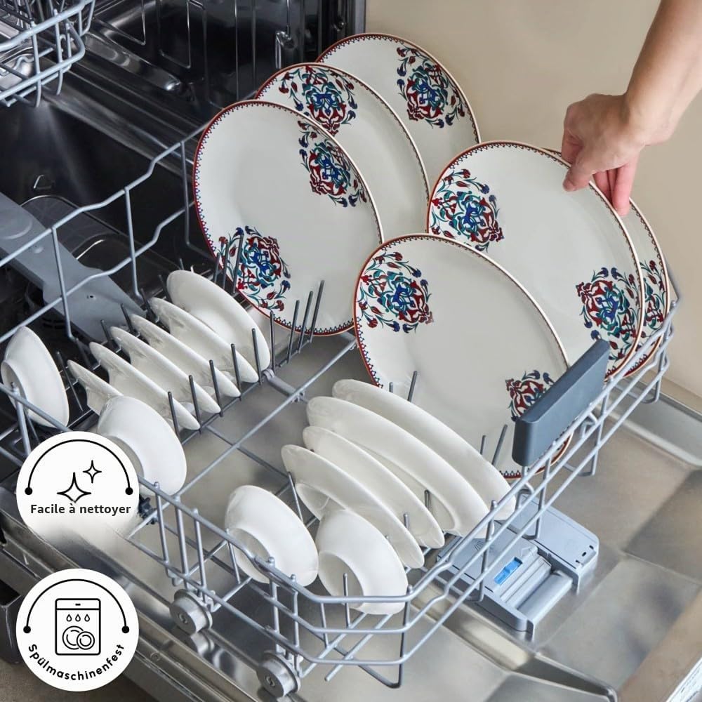 Service Petit-Déjeuner Karaca Nakkaş 26 Pièces pour 6 Personnes – Tradition et Élégance