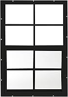 Vista 13 de Ventanas para cobertizo 18x27 pulgadas (paquete de 1) Ventanas corredizas con vidrio templado y mallas Montaje al ras, marcos de aluminio blanco