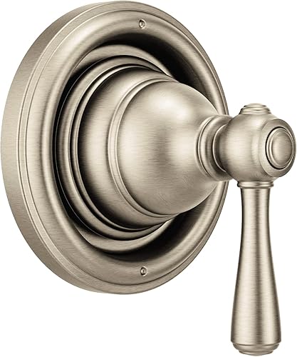 Moen Kingsley T4311BN - Kit de moldura de transferencia de desviador de níquel cepillado de 2 o 3 funciones, requiere válvula, T4311BN