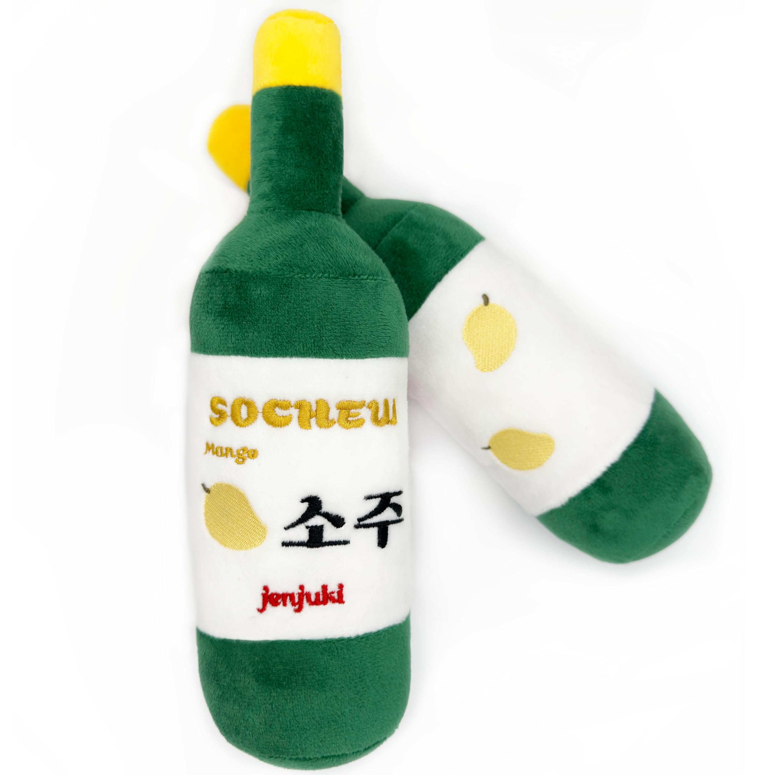 Jenjuki Sochew Soju Pet Toy with Squeaker (Mango)
