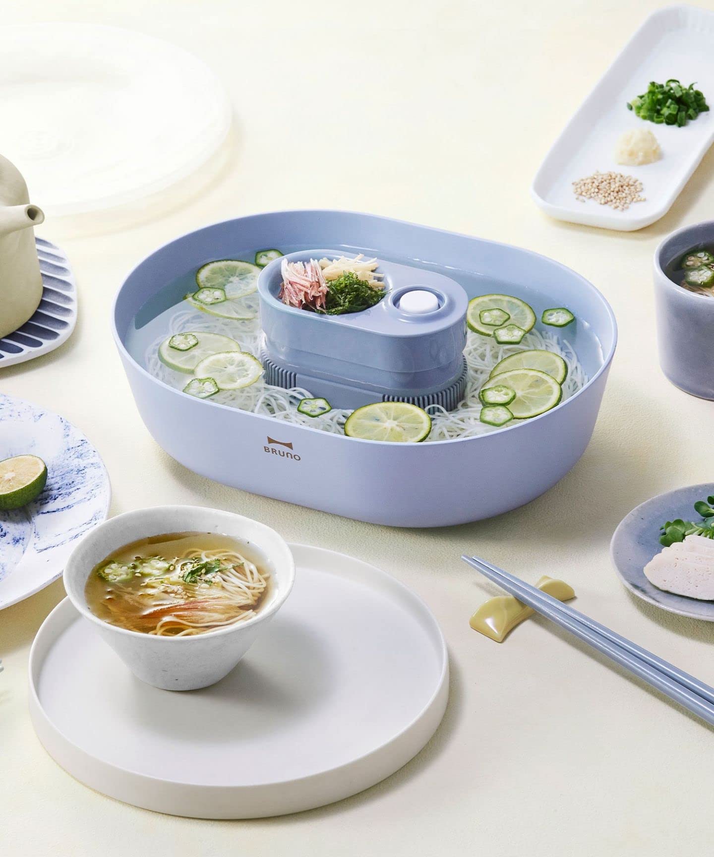 Amazon | BRUNO ブルーノ 流しそうめん コンパクト 流しそうめん機 