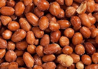 Snack Delights Roasted & Salted Spanish Peanuts – Red Skin Peanuts, Crunchy Healthy Snack (1 Pound)