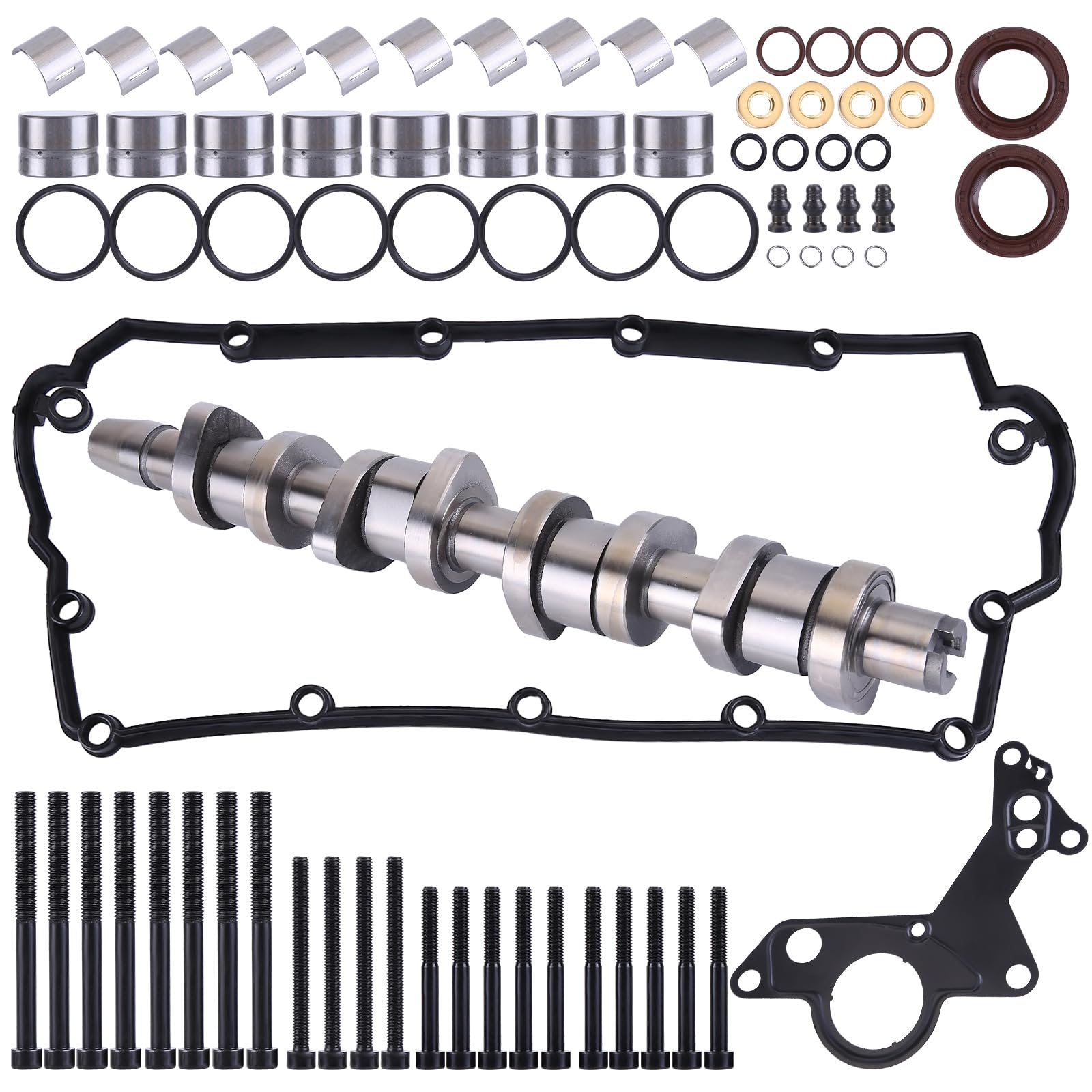 Kit d'arbre à cames compatible avec VW - Compatible avec Bora Caddy - Compatible avec Sharan - Compatible avec Polo - Golf Seat Leon Toledo Ibiza A3 A4 A6 038109101R