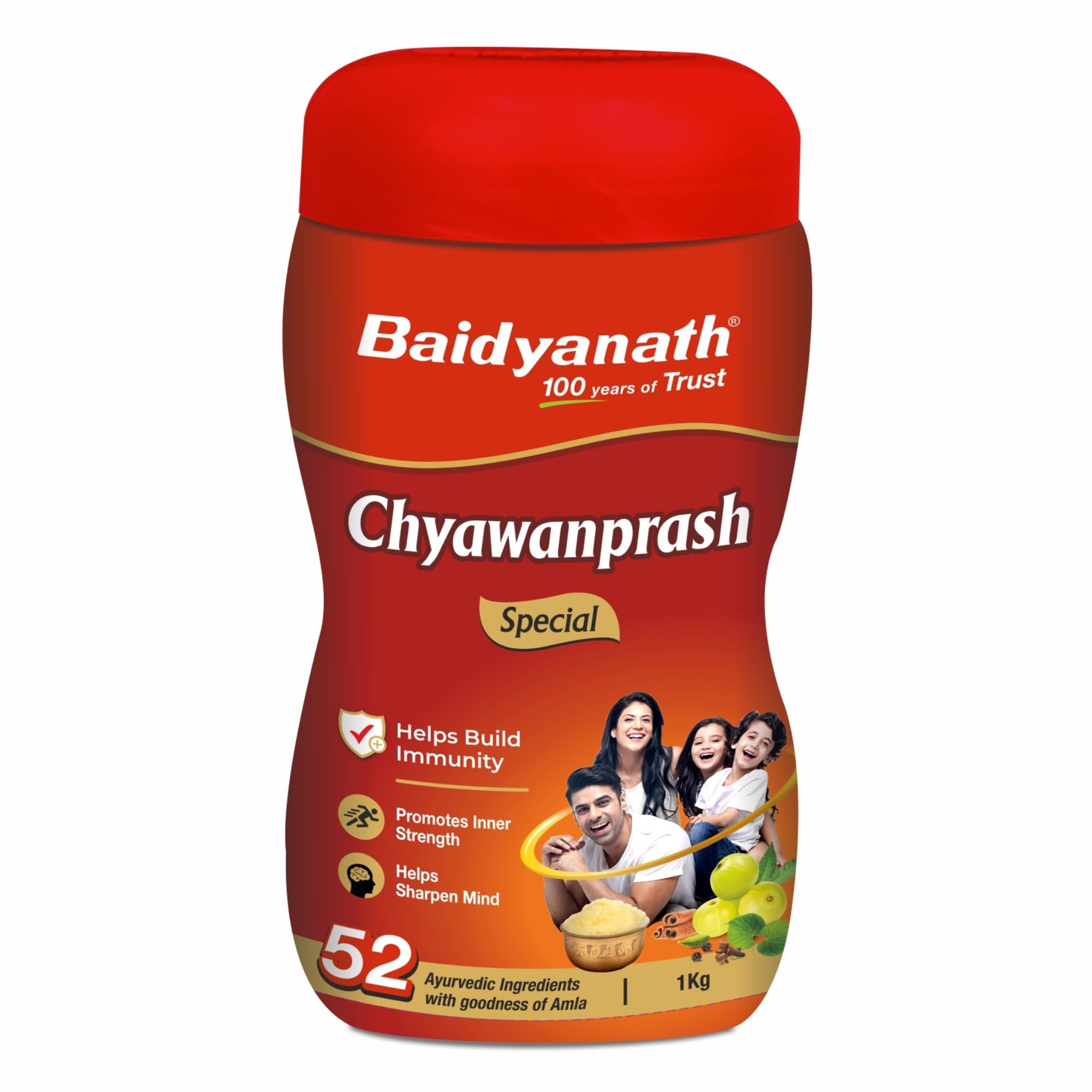 Baidyanath Chyawanprash Special-1 KG | Enriched with 52 Essential Herbs & Minerals | Excellent Immunity Enhancer | Energy & Stamina for the Entire Family