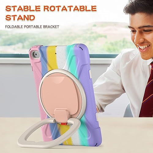 Vista 93 de Funda para iPad (A16) de 11 pulgadas 2025, Aslo para iPad 10 de 10.9 pulgadas 2022, funda resistente a prueba de golpes, soporte giratorio, soporte