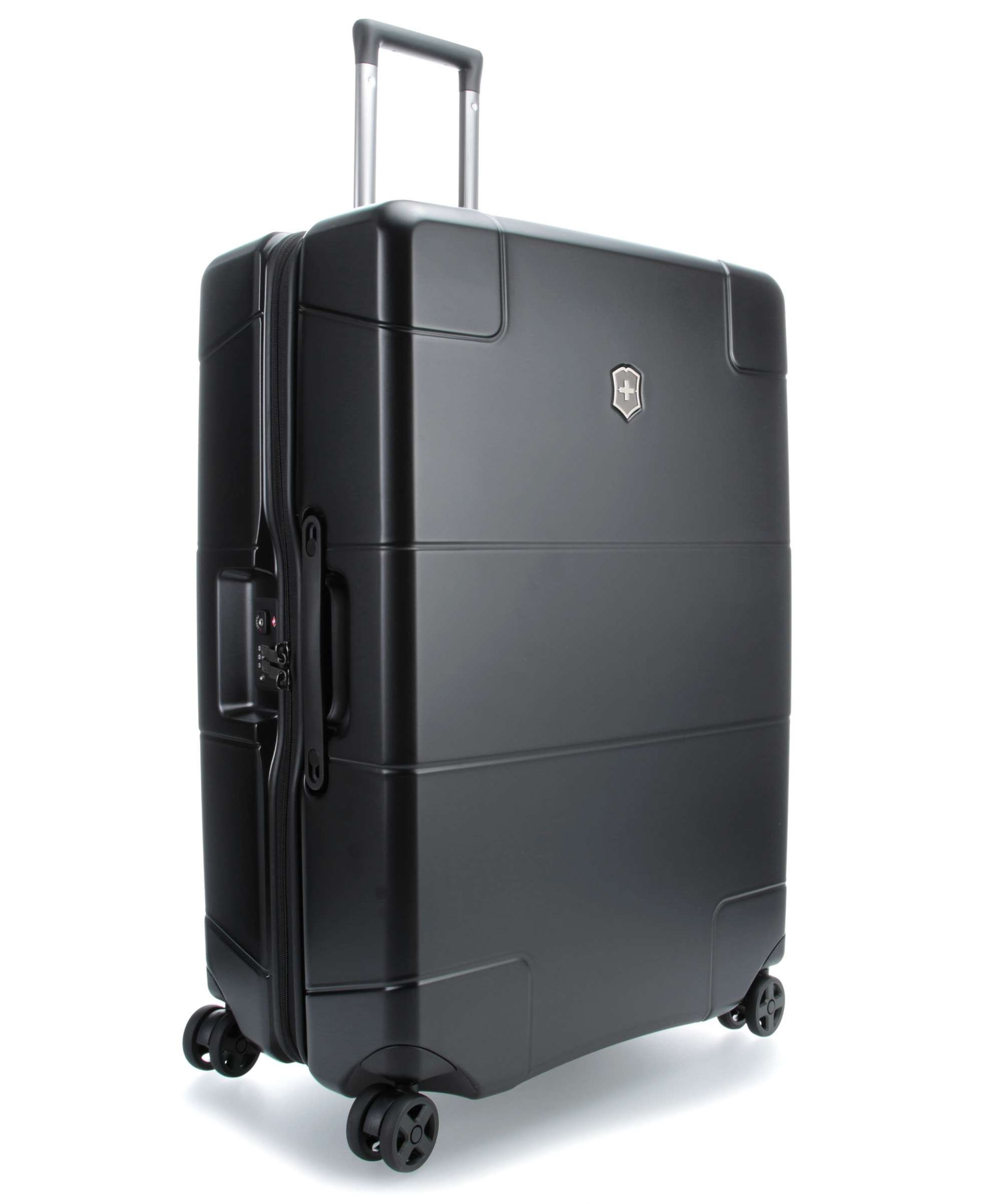 Victorinox Lexicon Hardside Expandable Spinner Luggage, Black, Checked-Medium (26"), Lexicon Hardside Expandable Spinner Luggage