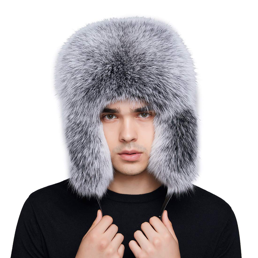 BE-TOOL Winter Bombermütze | 3 In 1 Mit Gesichtsmaske | Kunstpelz Gefüttert - Für Outdoor & Sport