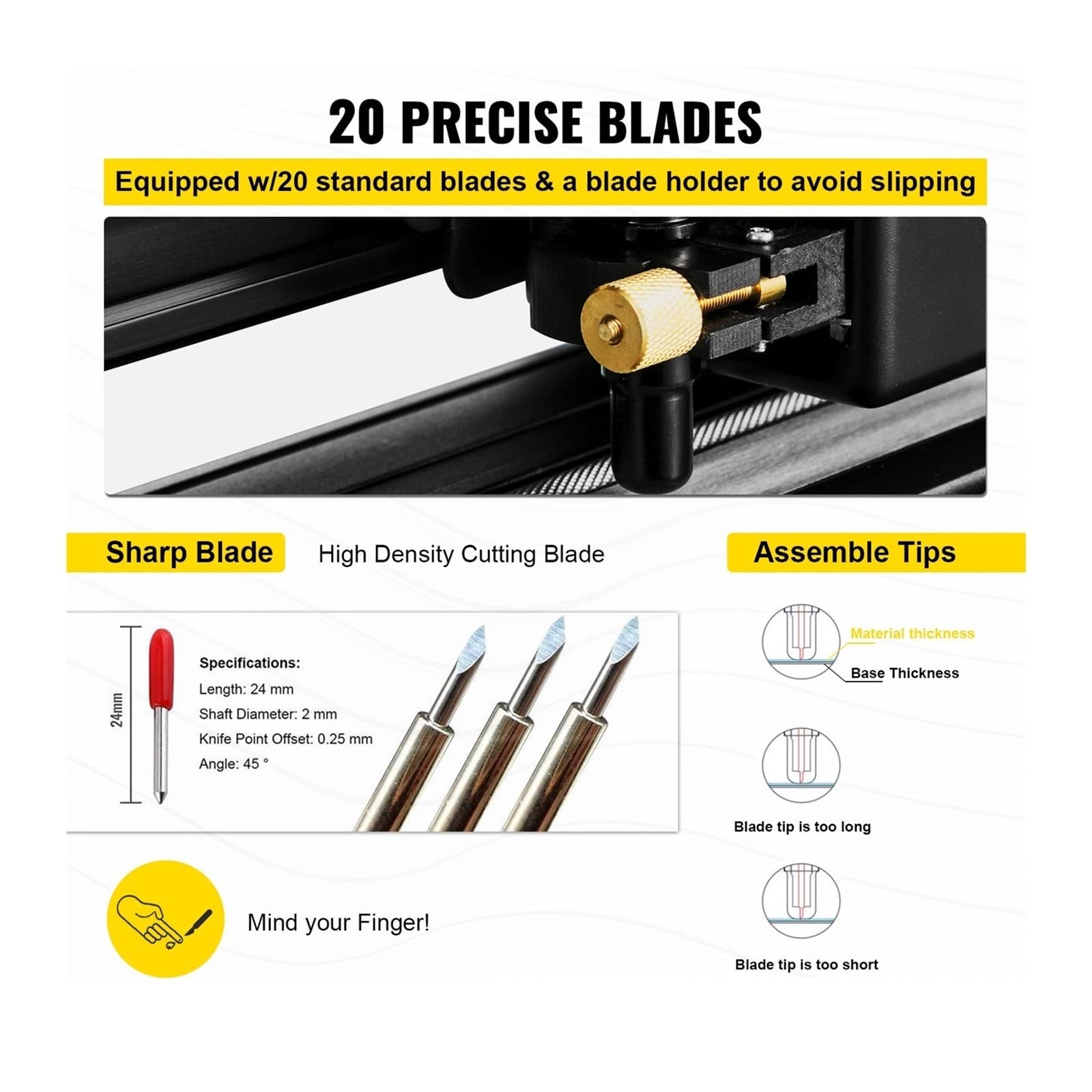 28 Zoll Vinyl Plotter Schild Schneidemaschine Software Signmaster Windows kompatibles System 20 Klingen LCD Schwarz for Handwerk Für den Heimwerkergebrauch