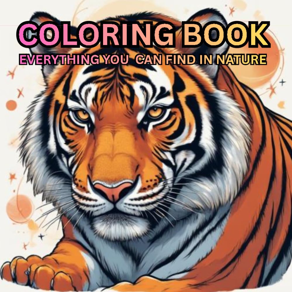 Animal Kingdom Coloring Book: Mindful Coloring with Jungle, Forest & Ocean Friends