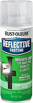 - Rust-Oleum 214944 Specialty Reflective Finish Spray Paint (Semi-Transparent Finish - 283 Grams)