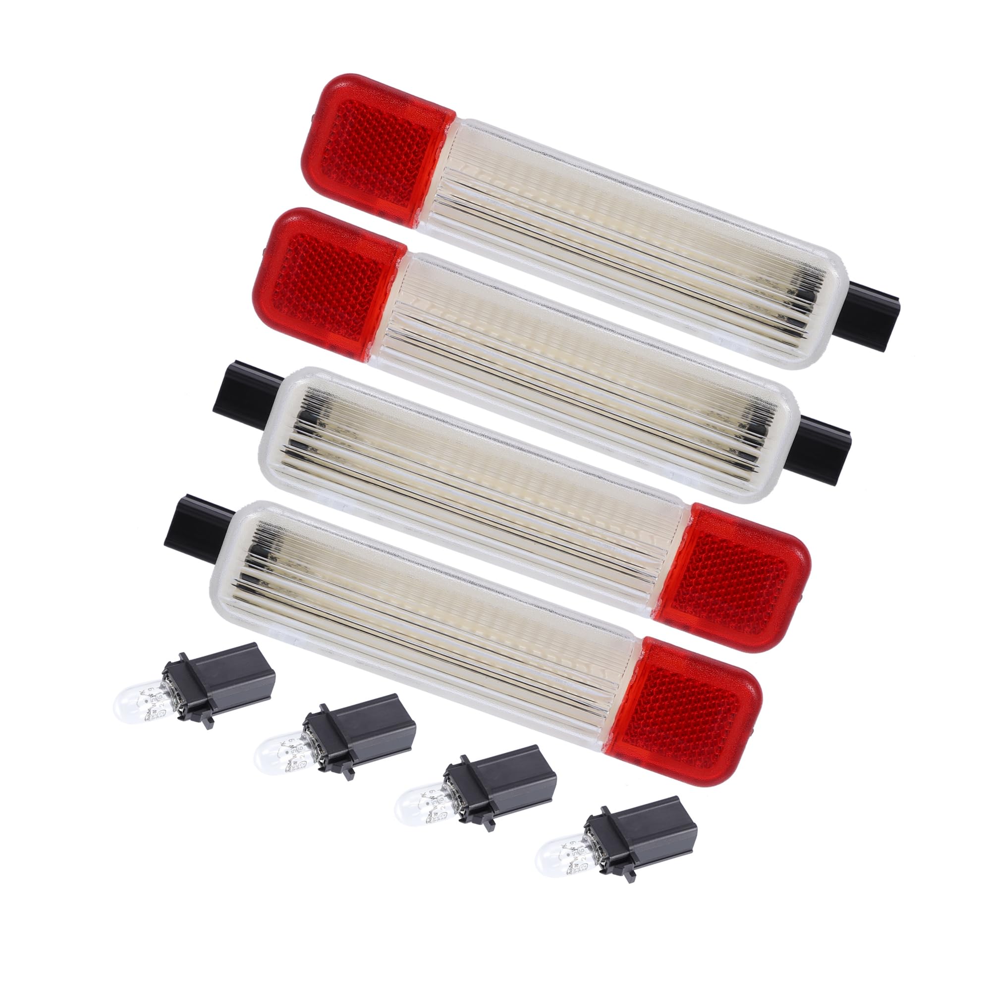 INFINAUTO Car Door Light, Panel Courtesy Light Lens Cover, for Cadillac Escalade 1999-2006, Plastic, 15021517 15021518 923-103 923-104, White