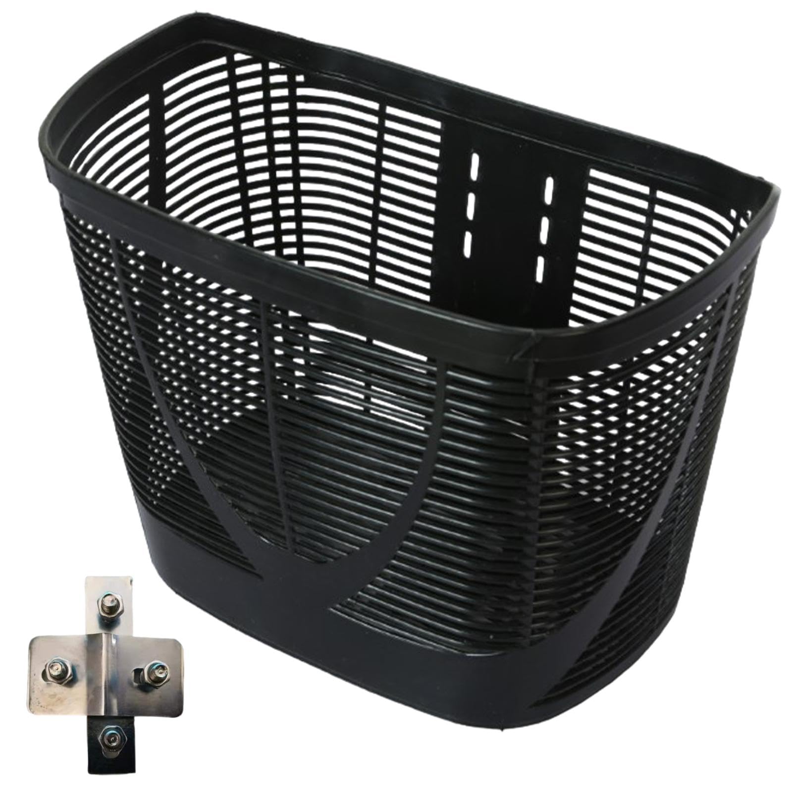 Mobility Scooter Basket, Bicycles Front Basket, Bikes Basket Front Adult, Detachable Front Bikes Basket, Front Handlebar Storage Basket, Rear Basket Modification Accessory Replacement With Mounting Sc