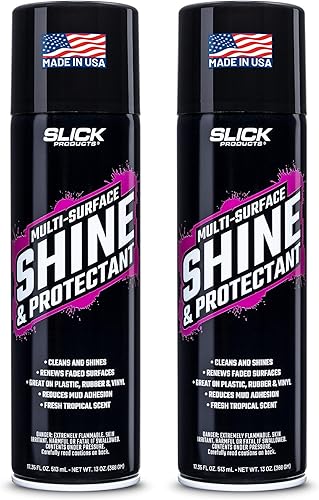 Miniatura 9 de Slick Products - Capa protectora Shine & Protectant para plásticos, vinilo, goma, fibra de vidrio y más