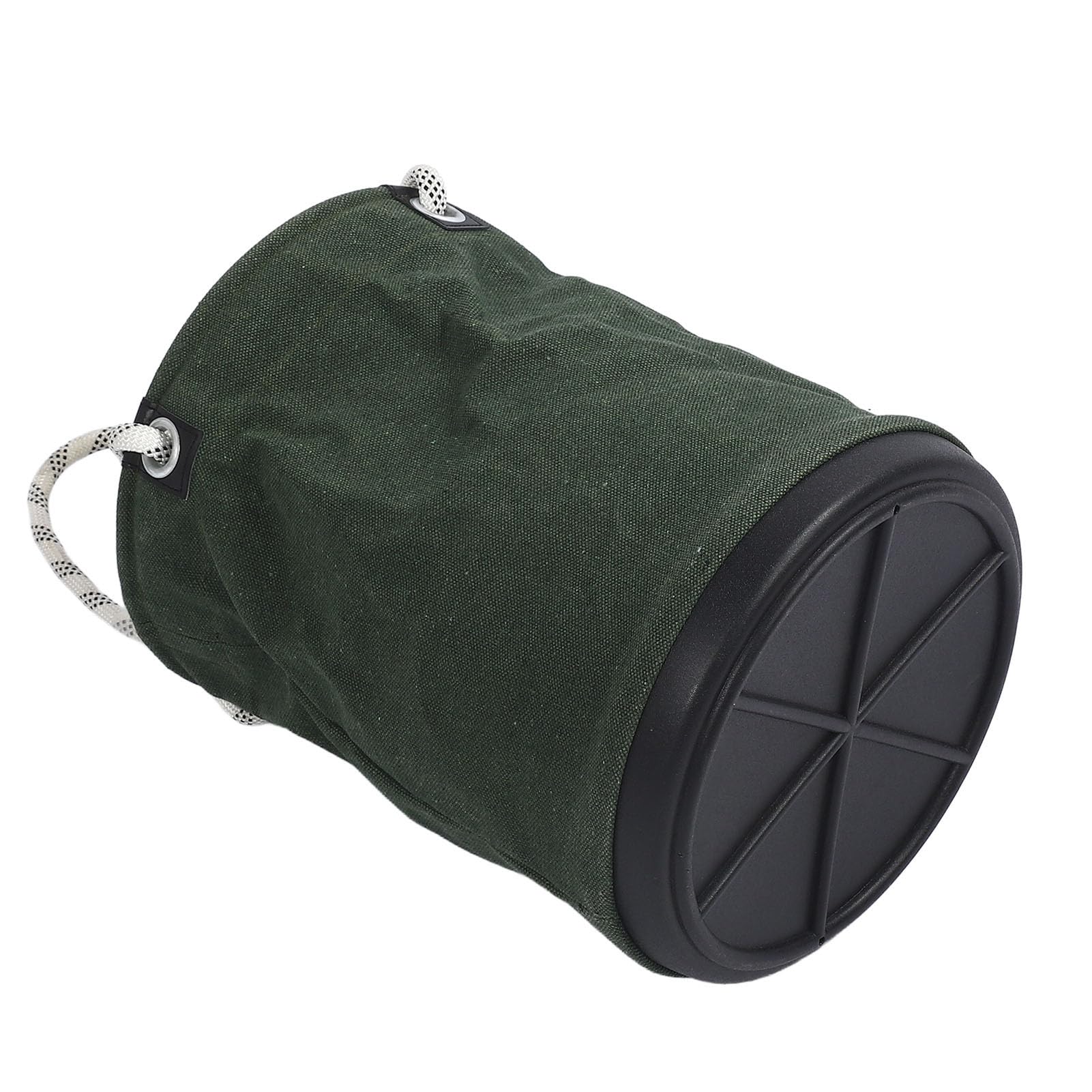 Seau en Toile, Sac à Outils en Toile 40x30 Cm Portable pour l'entretien électrique à Haute Altitude (Green)