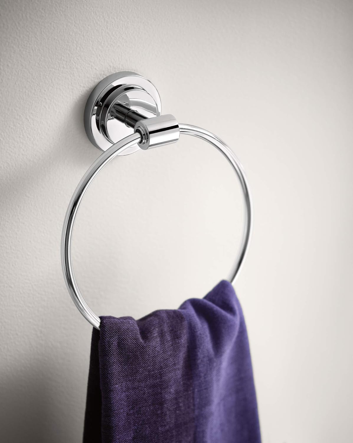 Moen DN0786CH Iso Bathroom Hand Towel Ring, Chrome : Everything Else