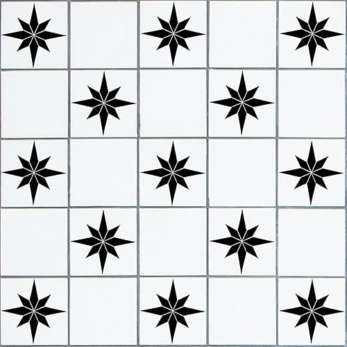 Miniatura 6 de Calcomanías octogonales para azulejos de pared para transformar paredes, salpicaduras, cocina, baño, decoración del hogar (16 unidades, 3.2 x 3.2