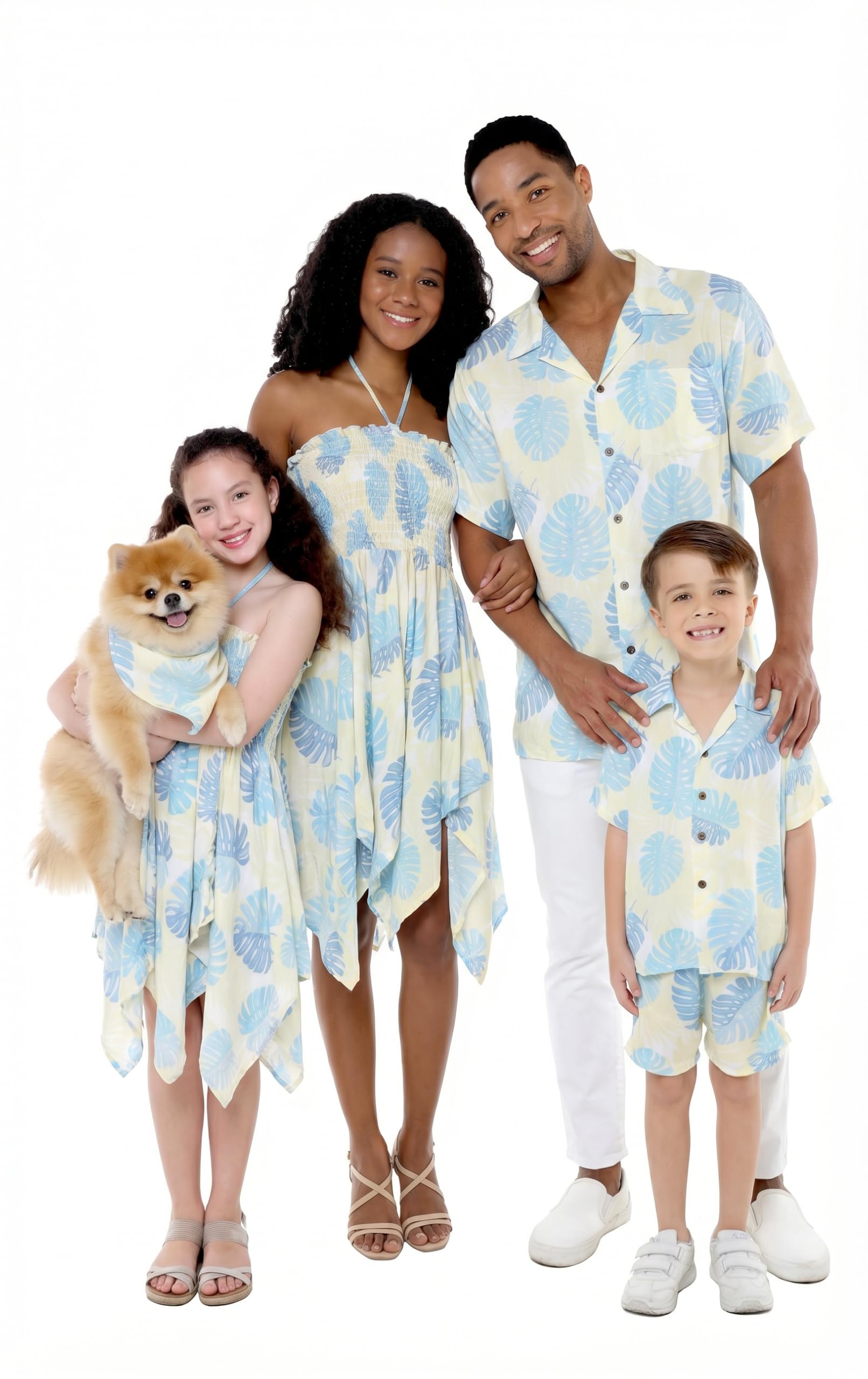 Hawaii Hangover Family Matching Hawaiian Clothes, Pacific Palm Cream
