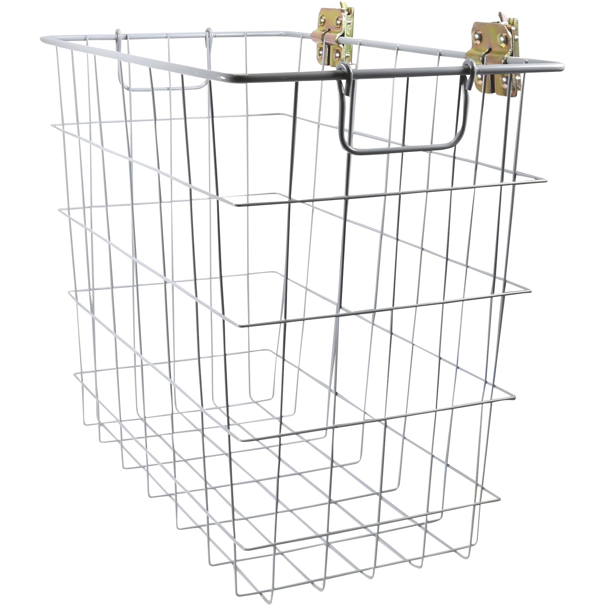 CargoSmart Large Wire Track Basket - 20in.W x 12in.D x 18in.H, Coated Steel, for E-Track and X-Track