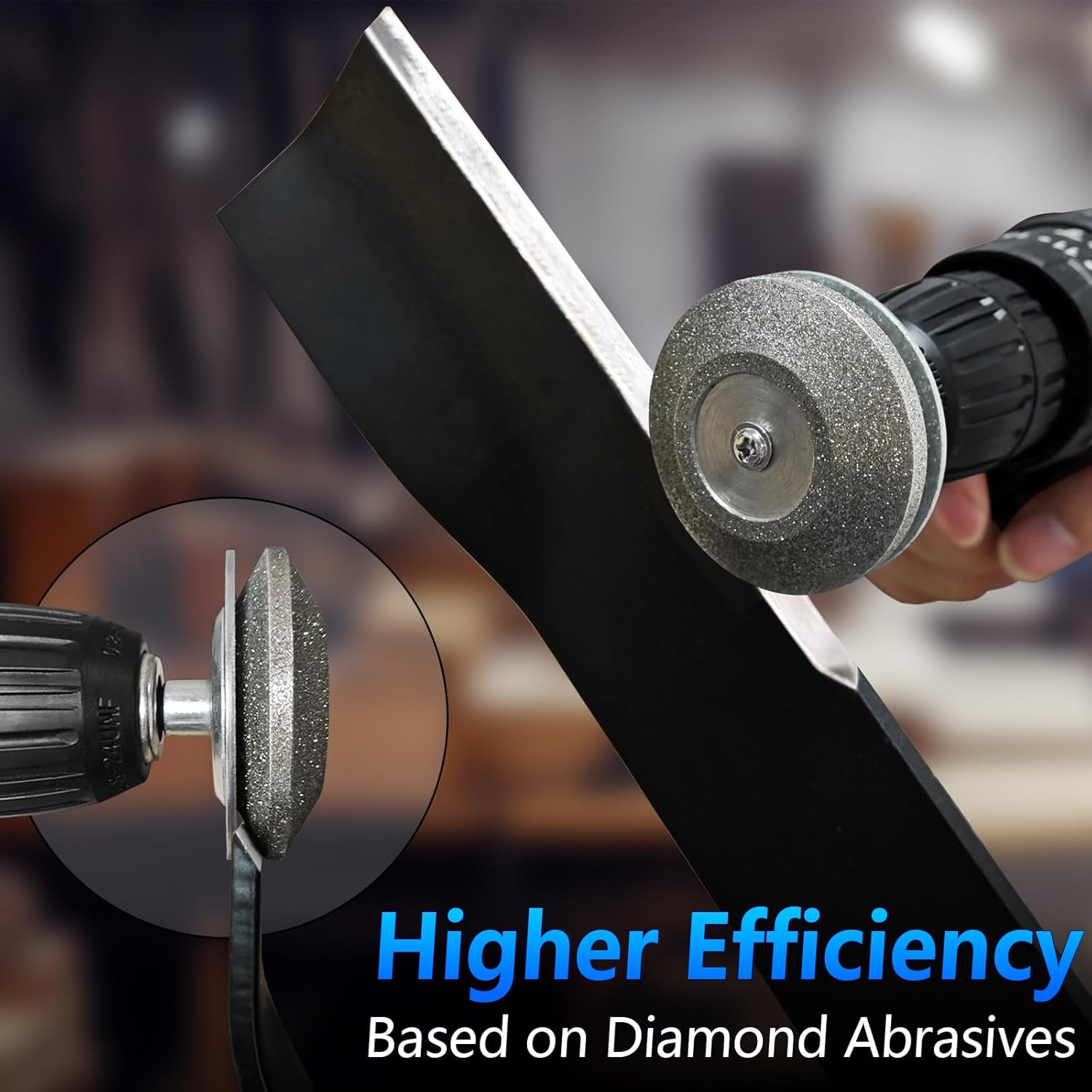 Diamond Lawn Mower Blade Sharpener and Balancer