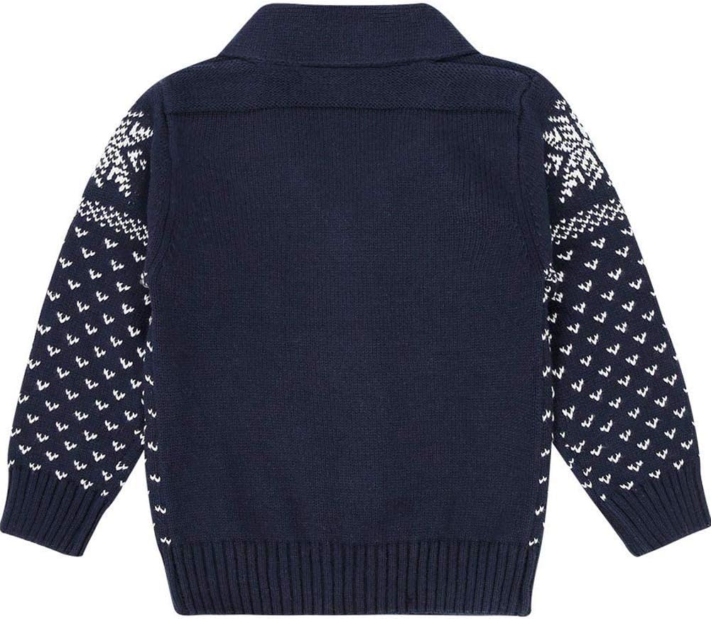 ZOEREA Toddler Unisex Baby Button-up Cotton Coat Deer Christmas Cardigan Sweater - Image 6