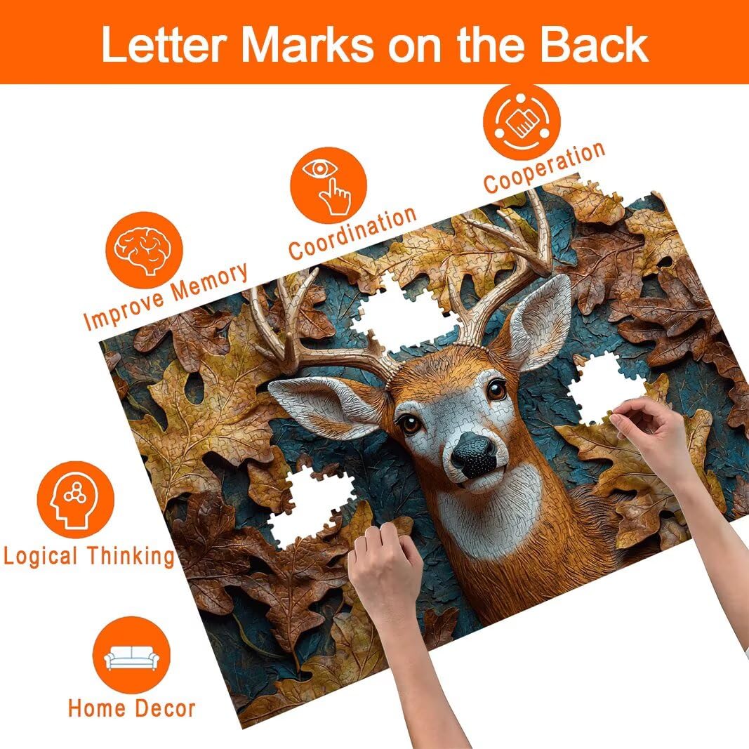 Puzzle 3000 Teile, REH Puzzle Erwachsene, Holzpuzzle für Geschenke -8596