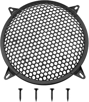10 Subwoofer Grill Speaker Grill Cover Waffle Grill Cover and Mesh Circle Subwoofer Speaker Cover 1PCS