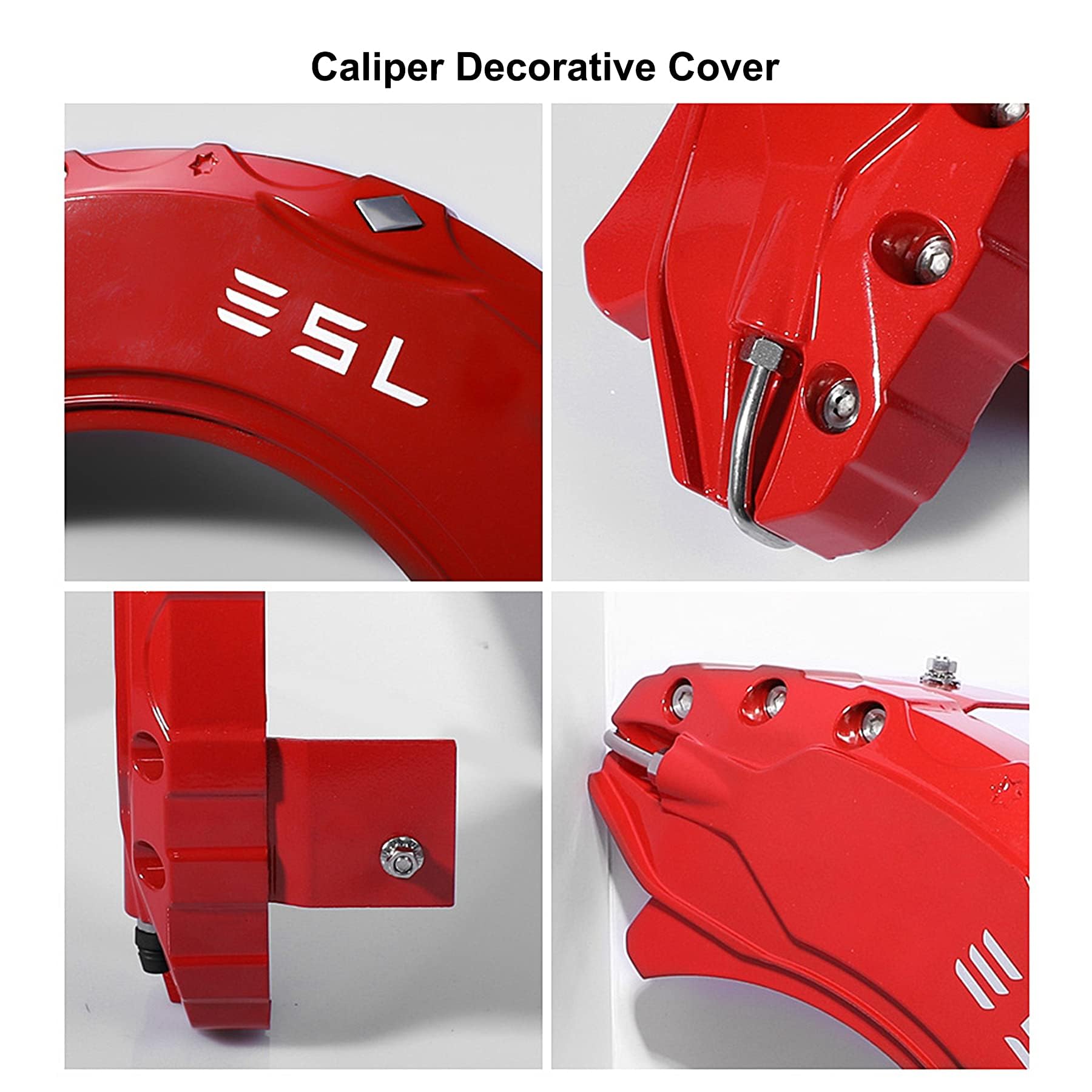 Amazon.co.jp: キャリパーカバー 2020 2021 Tesla モデルY用 19インチ  