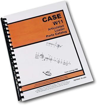 Parts Catalog Manual For J I Case W11 Articulated Loader Assembly Exploded View