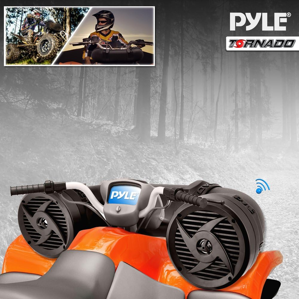 Suреr Chеар 🛒 Waterproof Marine ATV Powered Speakers - 500W UTV Bluetooth Sound System All-Terrain Sound ATV Speakers w/ AUX 3.5mm, 6.5” Dual Audio Sound System for Car, Boat, Golf Carts & Jetski - Pyle PLATV550BT Flаѕh Dеаlѕ - 70% оƒƒ Waterproof Marine ATV Powered Speakers - 500W UTV Bluetooth Sound System All-Terrain Sound ATV Speakers w/ AUX 3.5mm, 6.5” Dual Audio Sound System for Car, Boat, Golf Carts & Jetski - Pyle PLATV550BT